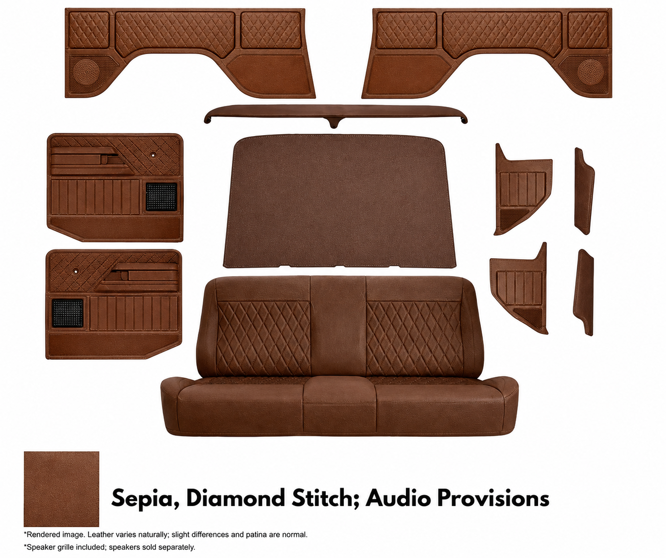 early bronco interior kit